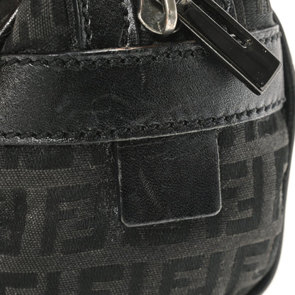 Fendi Zucchino Zip Top Tote Black 8 of 8