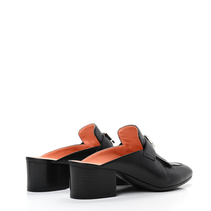 Hermes Goatskin Tuileries Mules 36 Black 4 of 8