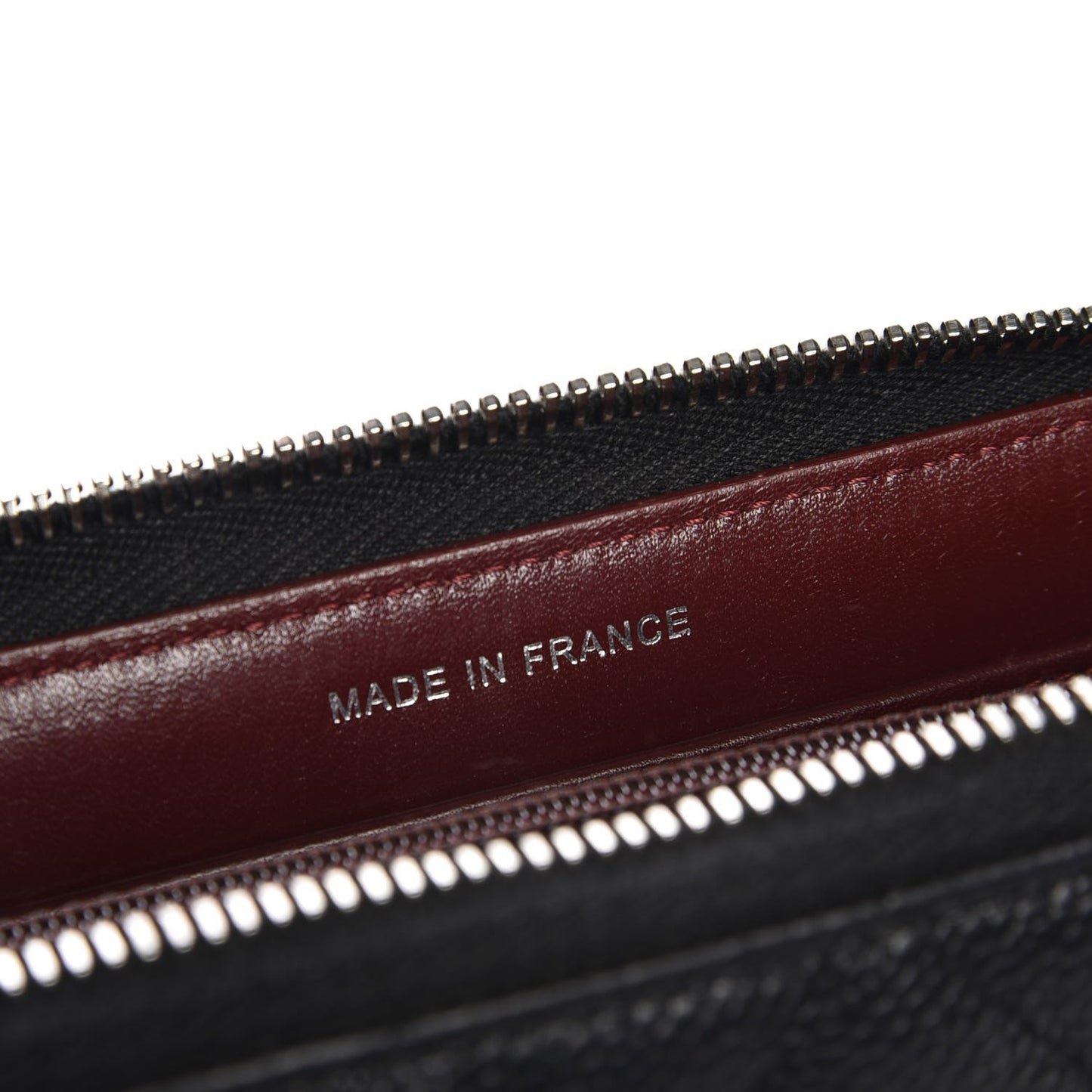 Caviar Quilted Large Gusset Zip Around Wallet Black