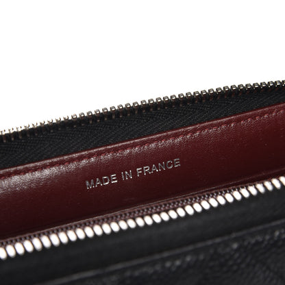 Chanel Caviar Quilted Large Gusset Zip Around Wallet Black 7 of 11