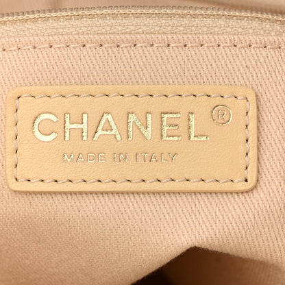 Chanel Lurex Boucle Mini Deauville Tote White 6 of 10