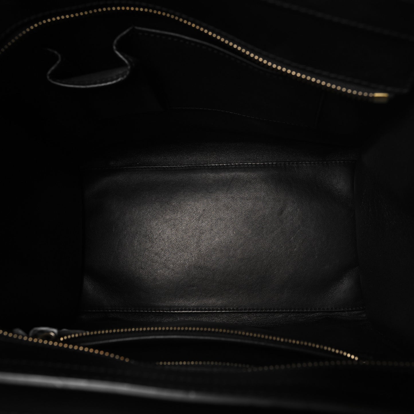 Elephant Calfskin Mini Bi-Color Luggage Black White