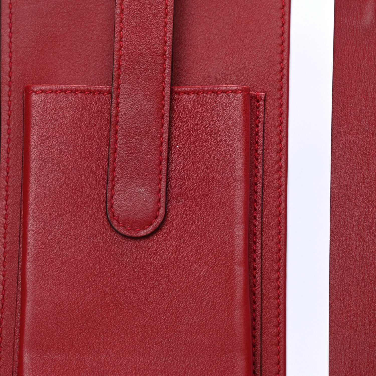 Gucci Microguccissima Zip Around Top Handle Travel Wallet Red 10 of 18