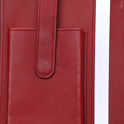 Gucci Microguccissima Zip Around Top Handle Travel Wallet Red 10 of 18