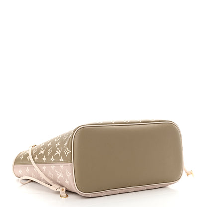 Louis Vuitton Empreinte Monogram Spring In The City Neverfull MM Kaki Beige Cream 5 of 10