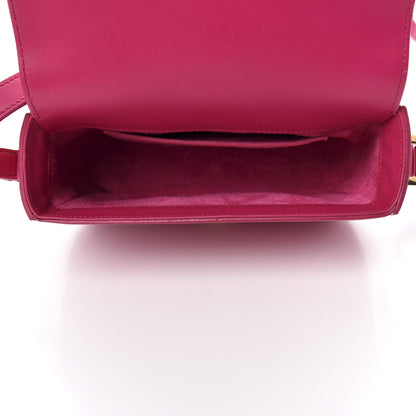 Saint Laurent Smooth Calfskin Small Classic Monogram Universite Bag Fuchsia 5 of 11
