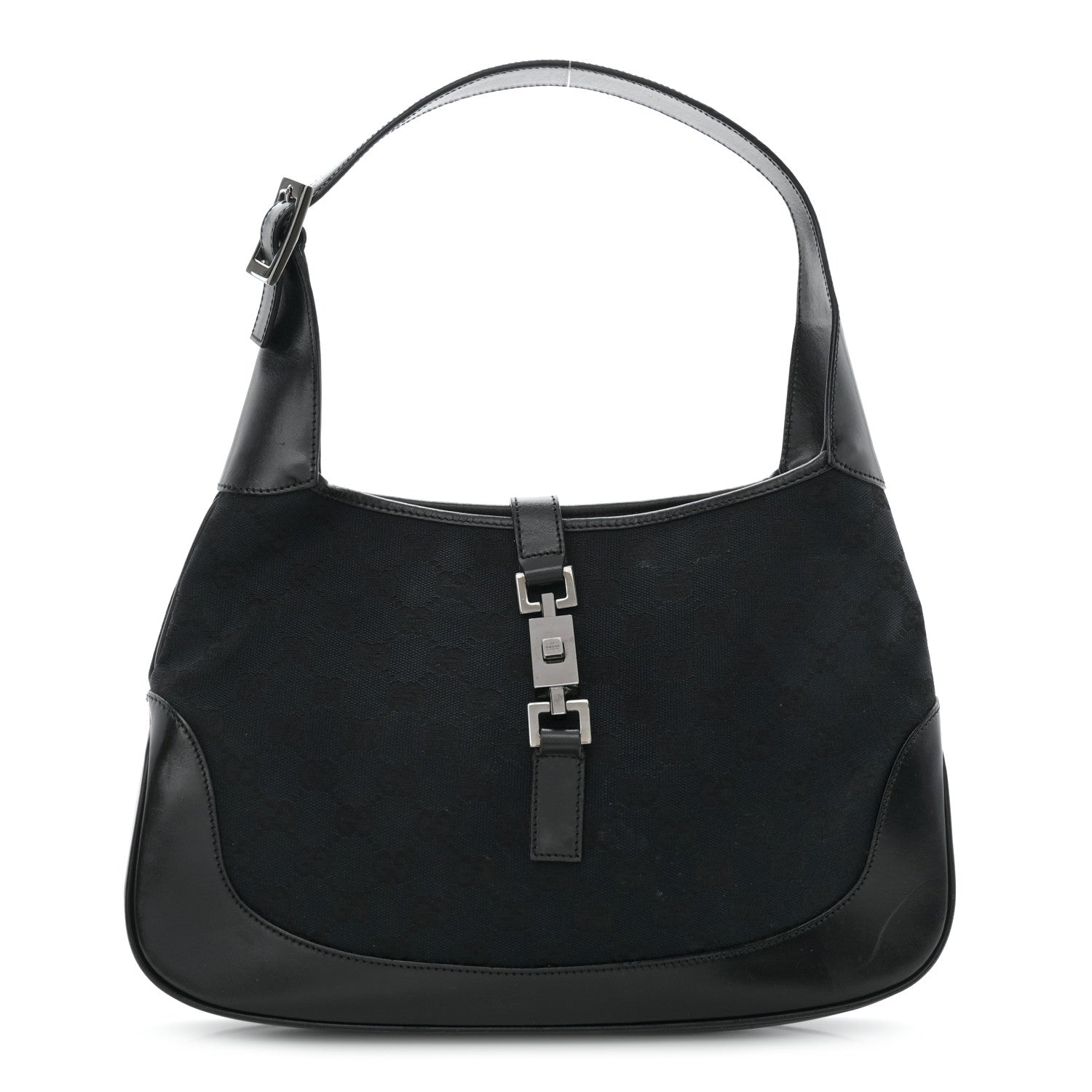 Gucci Monogram Jackie O Hobo Black 1 of 13