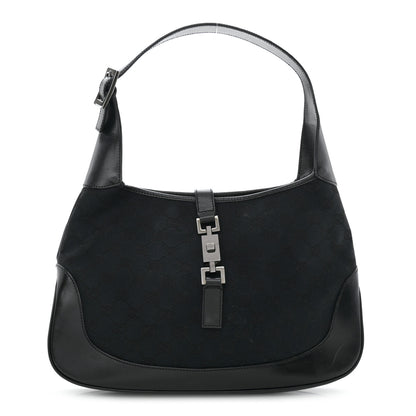 Gucci Monogram Jackie O Hobo Black 1 of 13