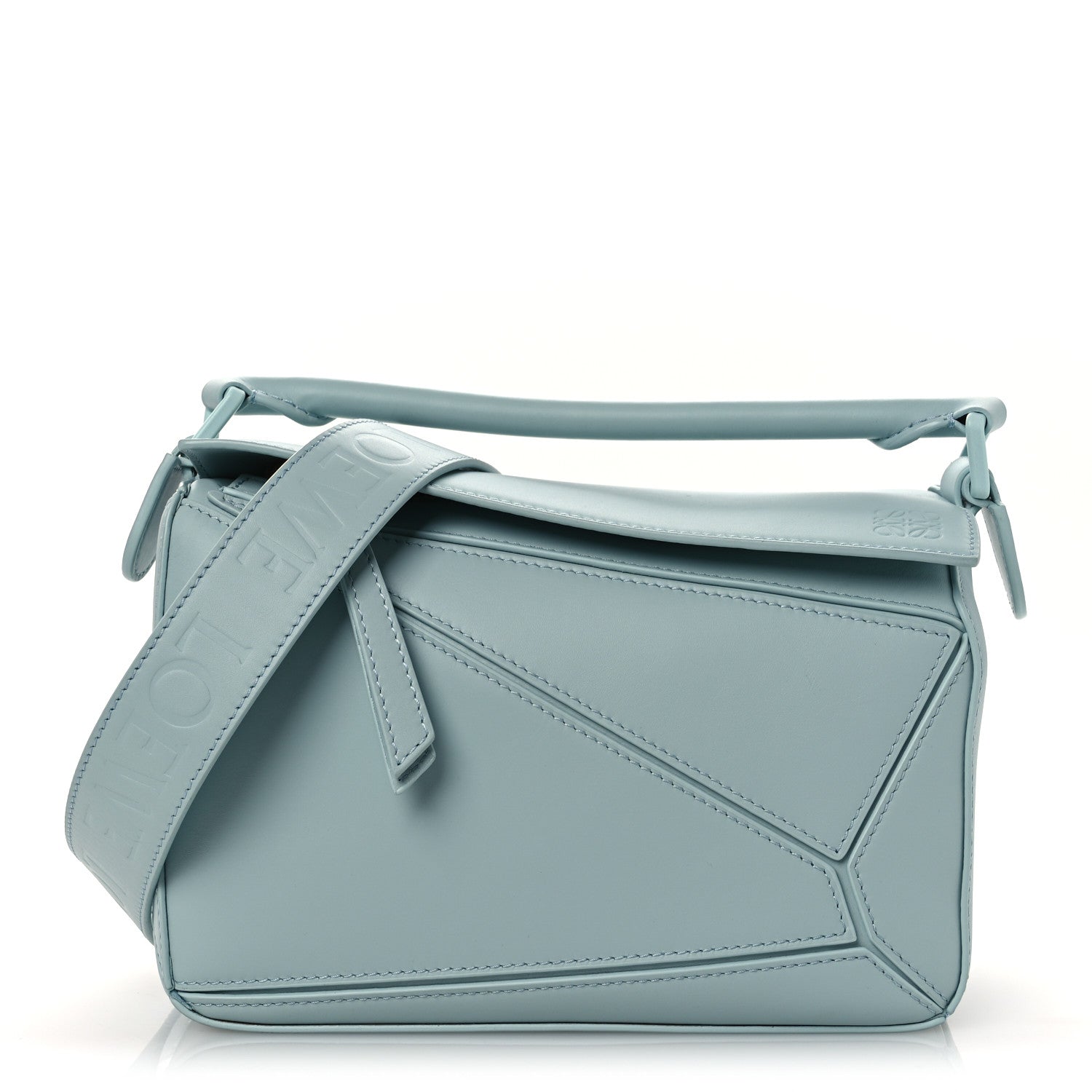 Loewe Calfskin Small Puzzle Bag Aquamarine 1 of 11