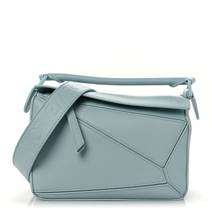 Loewe Calfskin Small Puzzle Bag Aquamarine 1 of 11