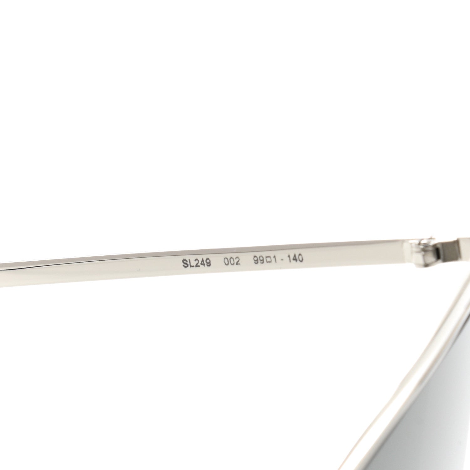 Saint Laurent SL249 Cat Eye Sunglasses Silver 5 of 7