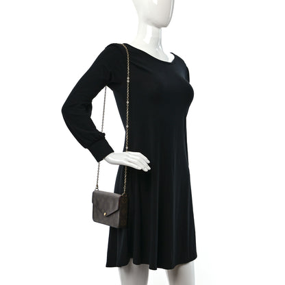 Louis Vuitton Monogram Pochette Felicie Chain Wallet Fuchsia 2 of 11