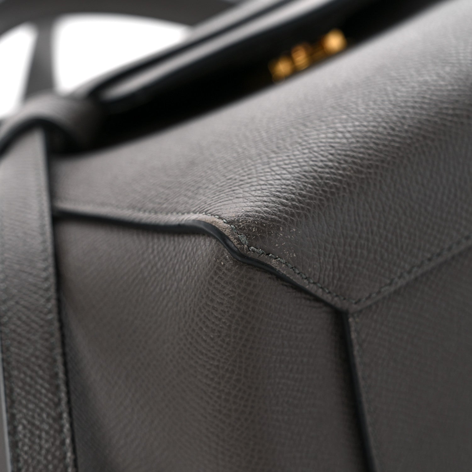 Celine Grained Calfskin Micro Belt Bag Grey 9 of 16