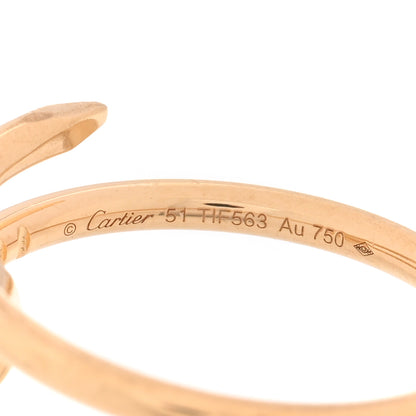 Cartier 18K Yellow Gold Small Juste Un Clou Ring 51 5.75 4 of 5