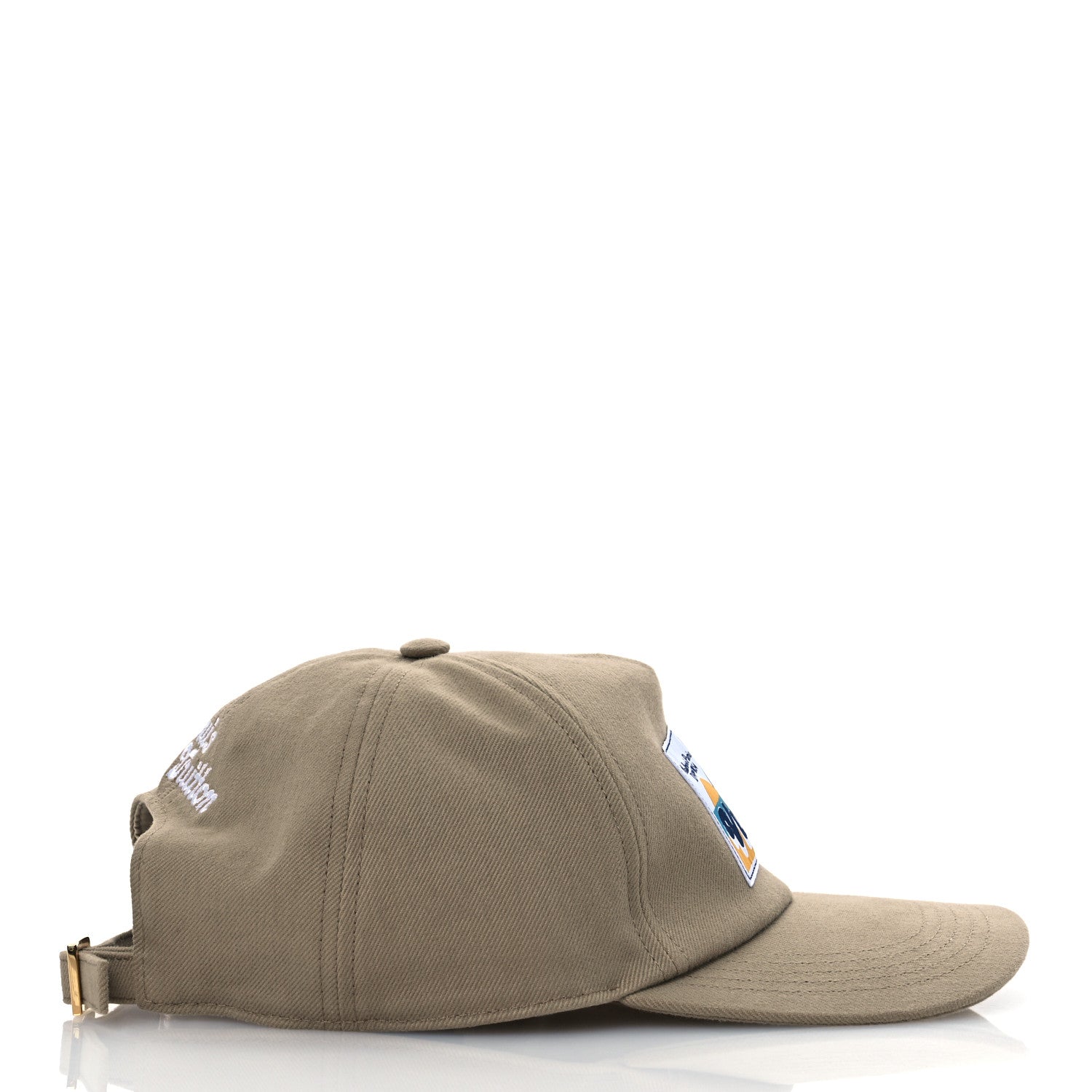 Louis Vuitton Cotton Palm Tree Patch Cap M Beige 1665234