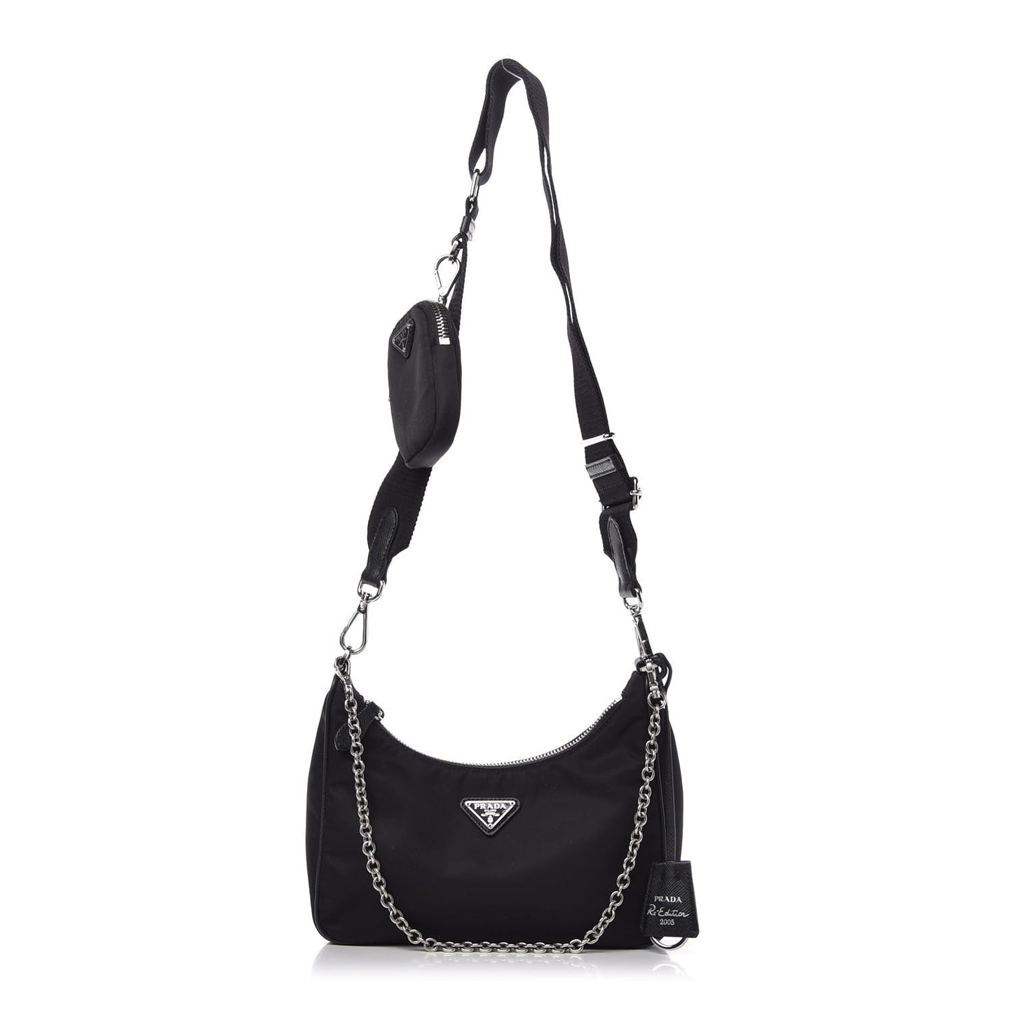 Nylon Re-Edition 2005 Shoulder Bag Black