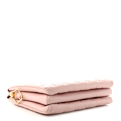 Louis Vuitton Lambskin Embossed Monogram Coussin PM Rose 4 of 11