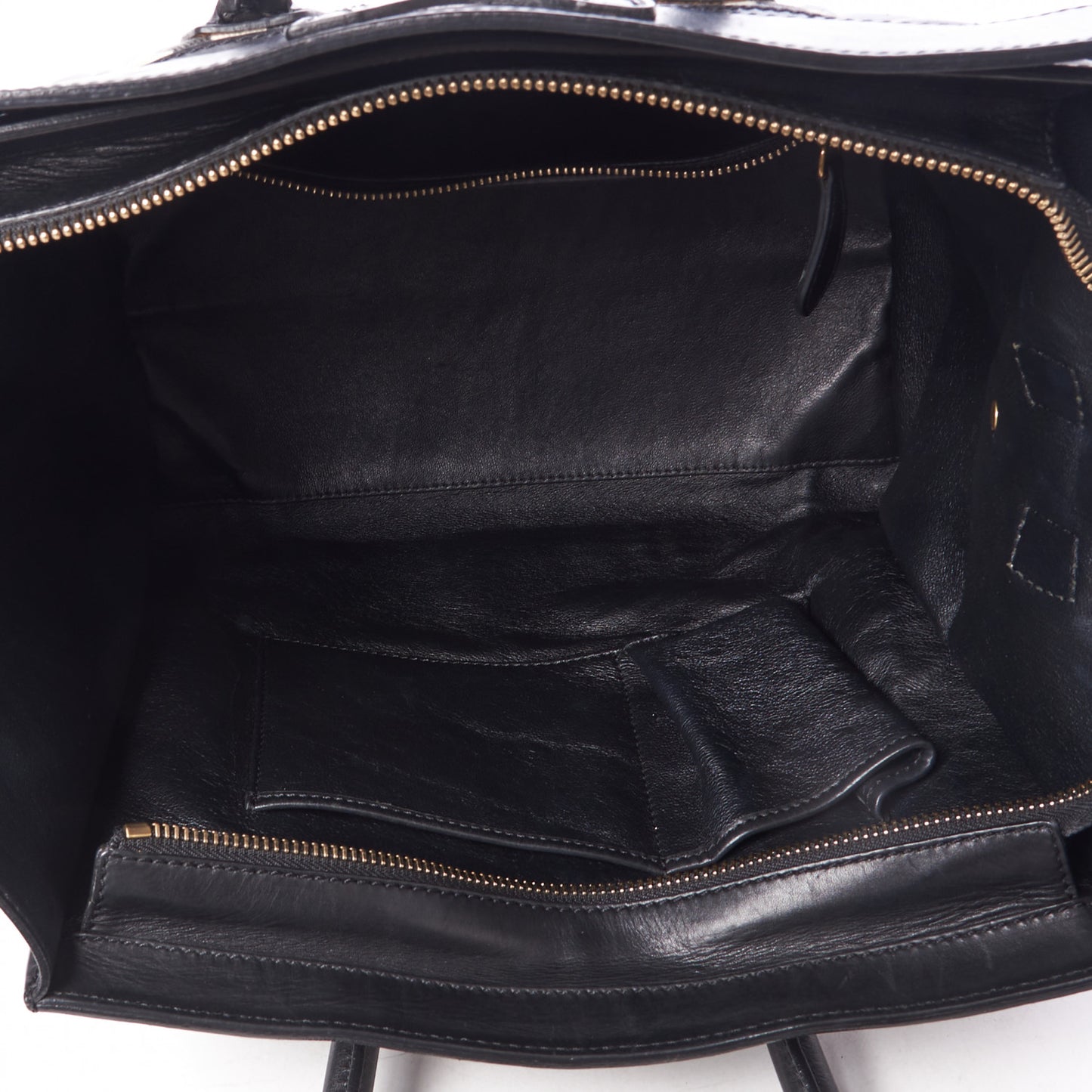 Canvas Smooth Calfskin Leopard Print Mini Luggage Black