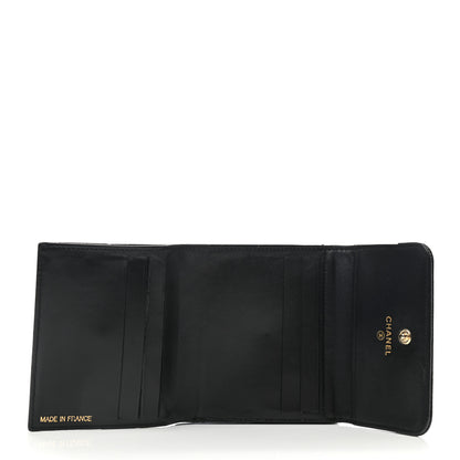 Chanel Caviar Timeless CC Compact Flap Wallet Black 6 of 9