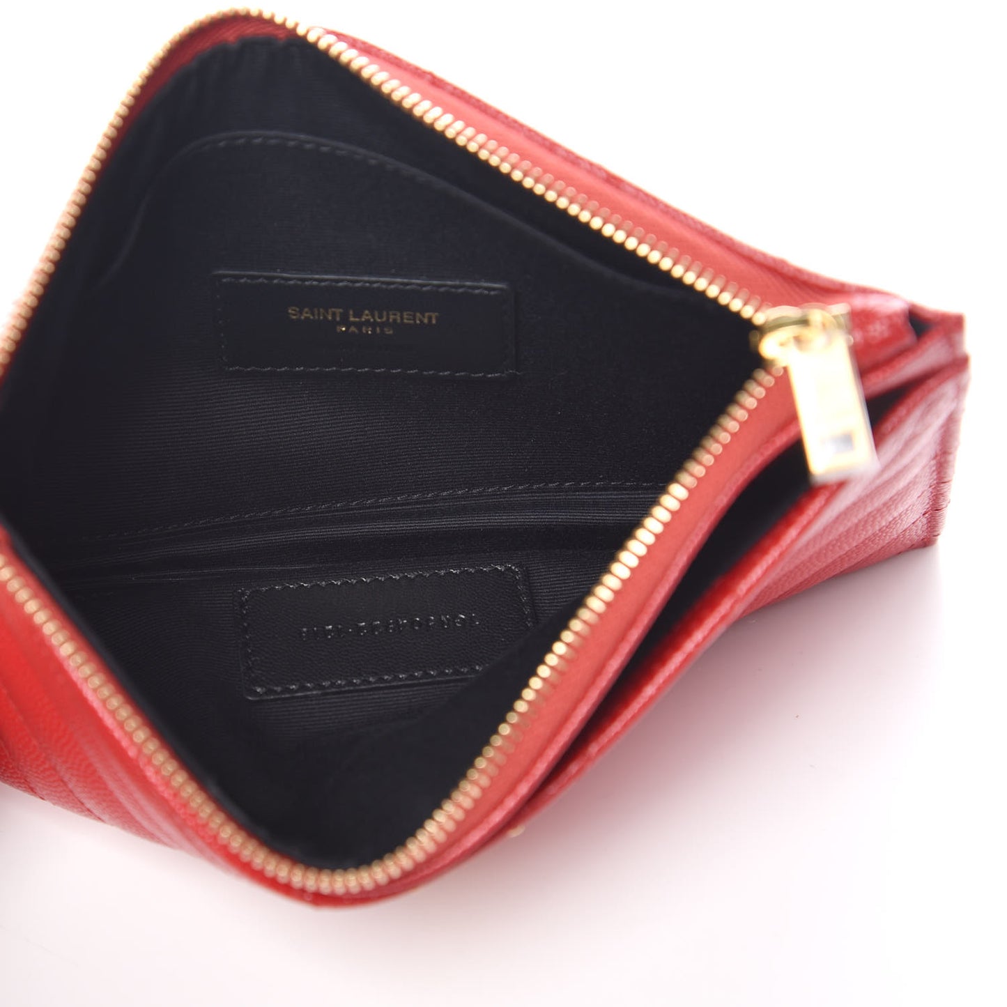 Grain De Poudre Chevron Monogram Bill Pouch Bandana Red
