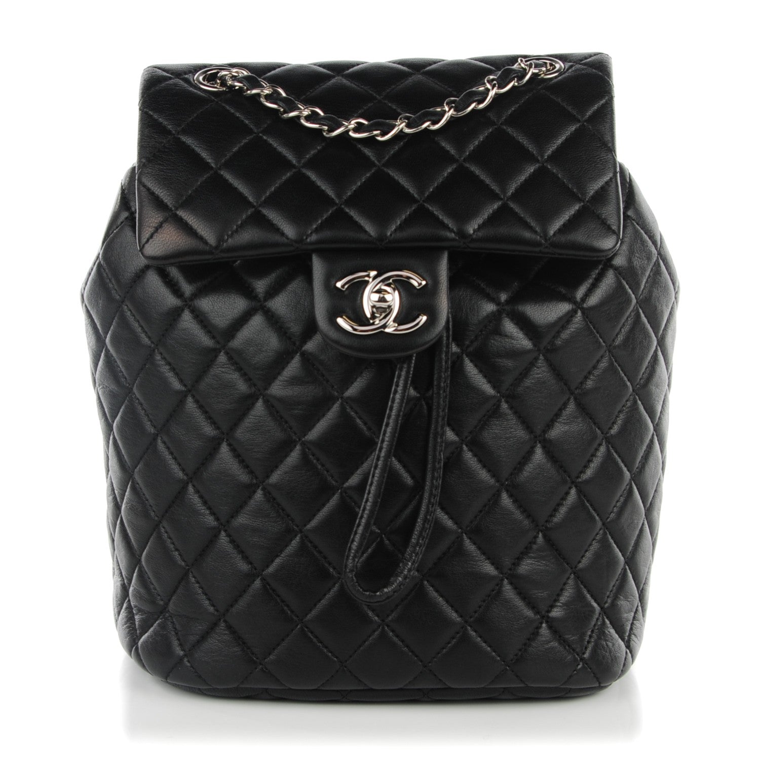 Chanel Lambskin Quilted Small Urban Spirit Backpack Black 1 of 8