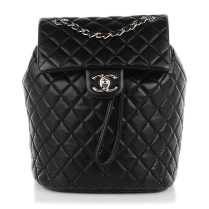Chanel Lambskin Quilted Small Urban Spirit Backpack Black 1 of 8