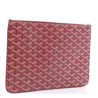 Goyard Goyardine Senat Pochette MM Red 3 of 7