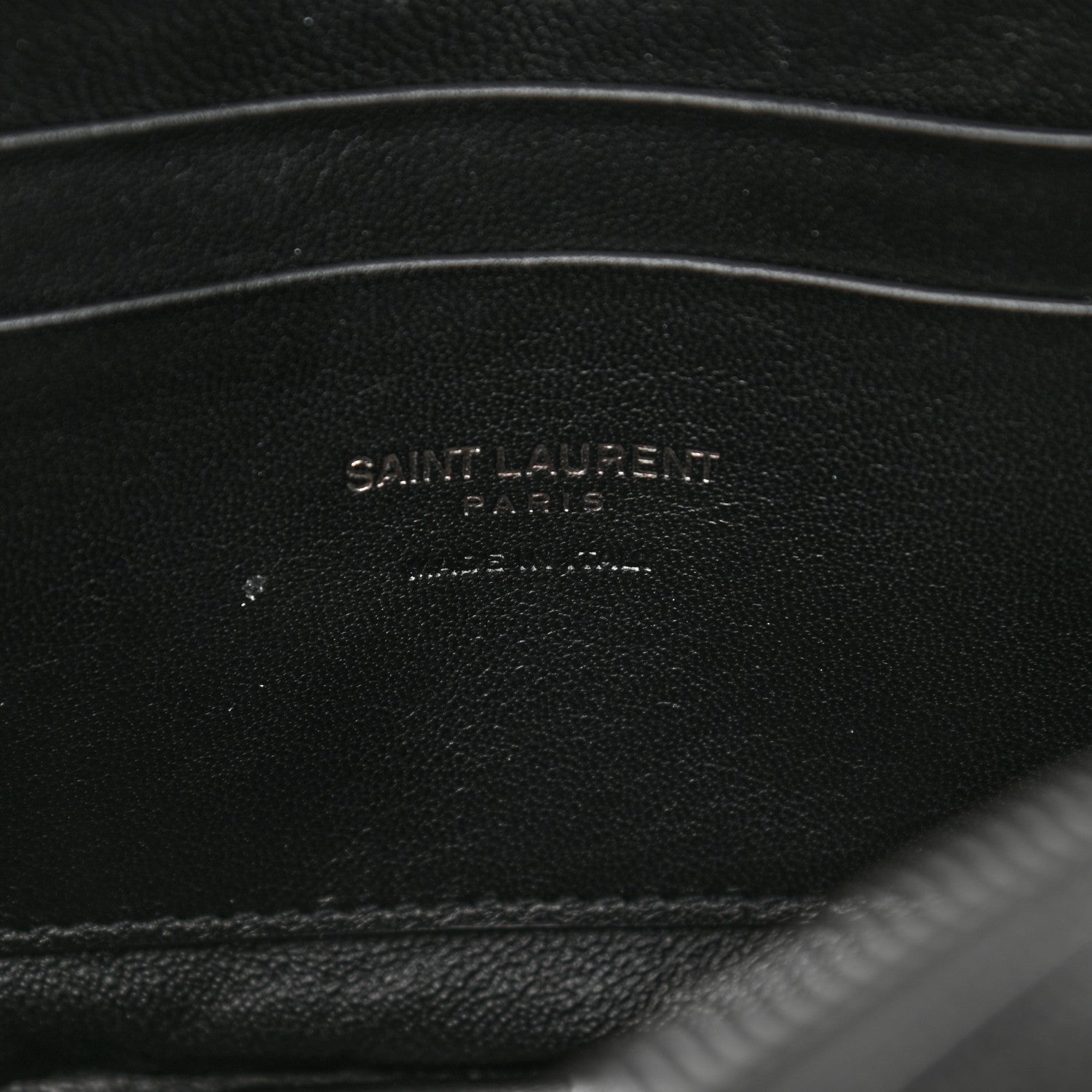 Saint Laurent Grain De Poudre Matelasse Monogram Mini Lou Camera Bag Black 6 of 11