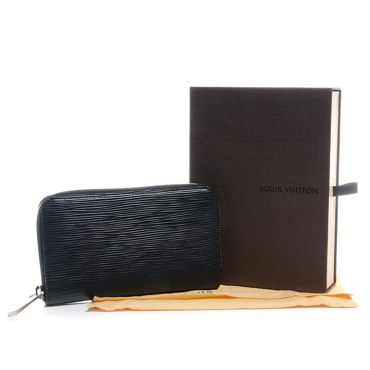 Louis Vuitton Epi Zippy Compact Wallet Black NM 5 of 9