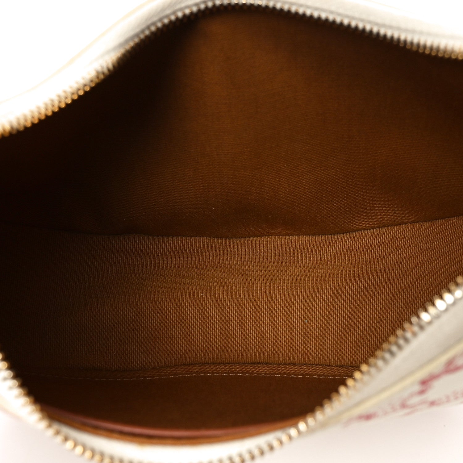 Celine Canvas Calfskin Ava Triomphe Shoulder Bag Red 3 of 8