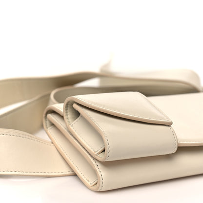 The Row Smooth Calfskin Horizontal Belt Bag Ivory 7 of 8