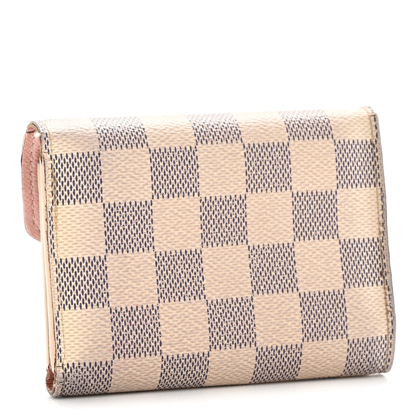 Damier Azur Victorine Wallet Rose Ballerine