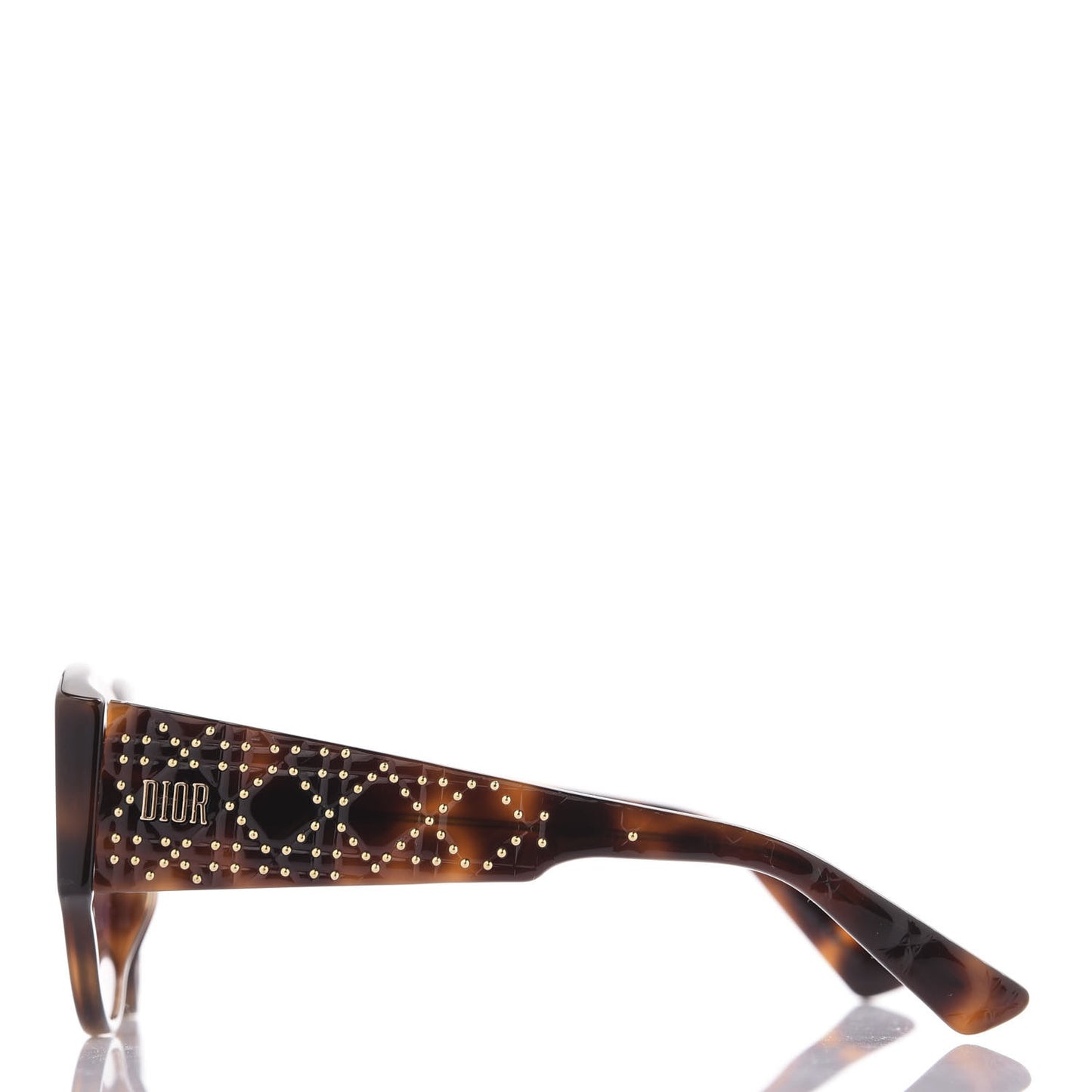 Lady Dior Studs 2 Sunglasses Tortoise