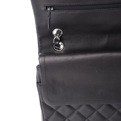 Chanel Lambskin Quilted Maxi Double Flap Black 12 of 18