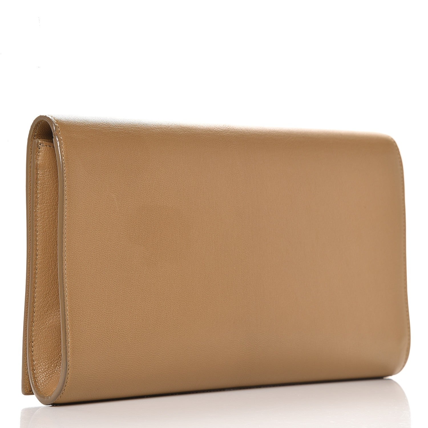 Saint Laurent Chevre Belle de Jour Clutch Beige 3 of 8
