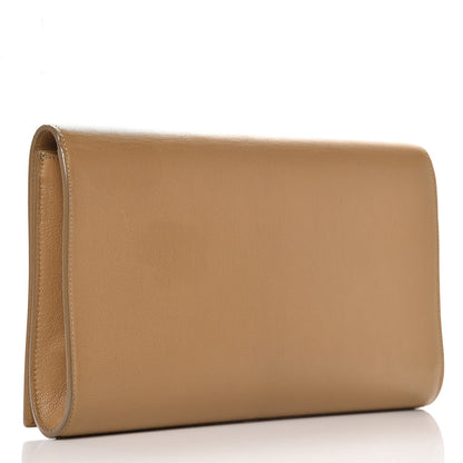 Saint Laurent Chevre Belle de Jour Clutch Beige 3 of 8