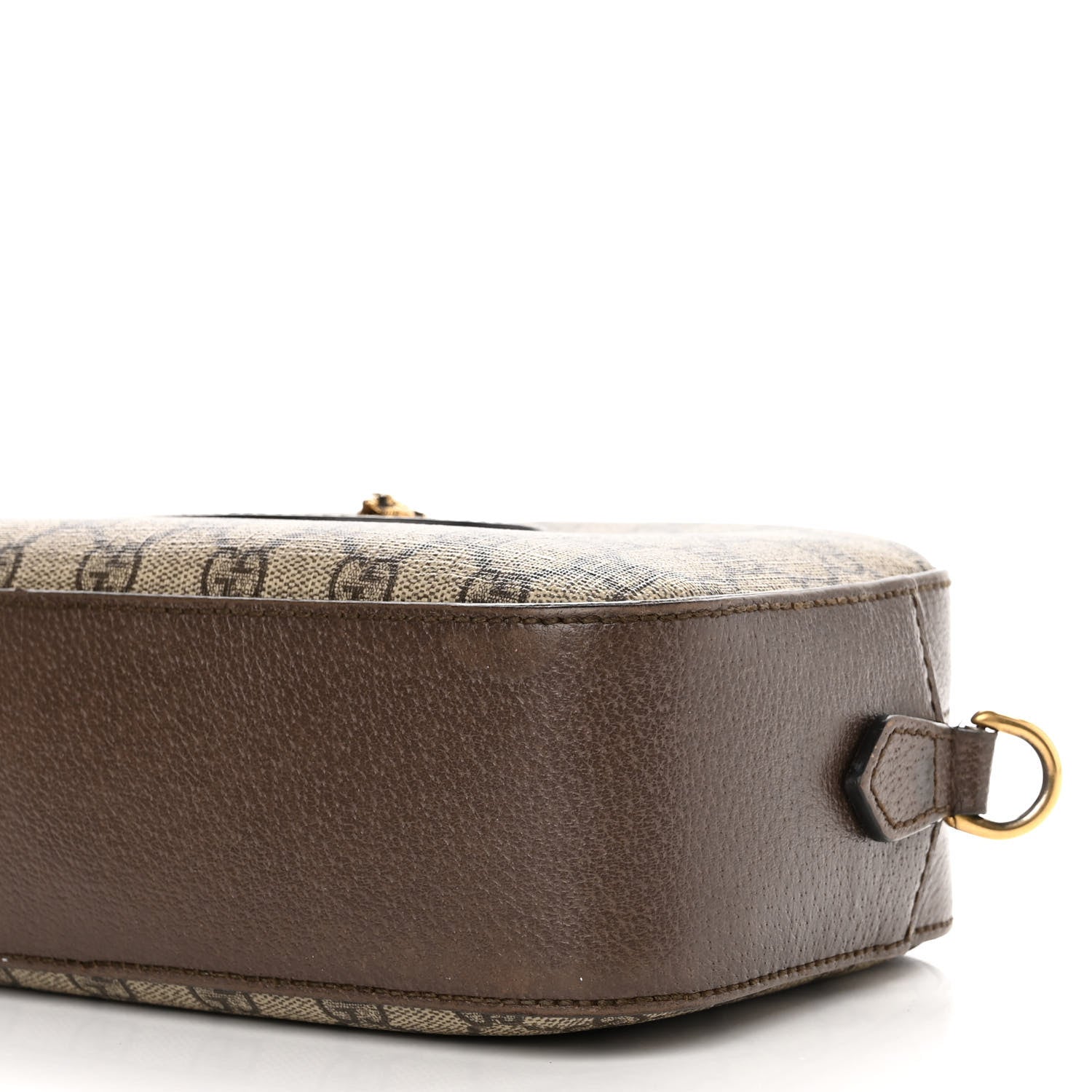 Gucci GG Supreme Monogram Web Neo Vintage Shoulder Bag Beige New Acero Crop 9 of 11