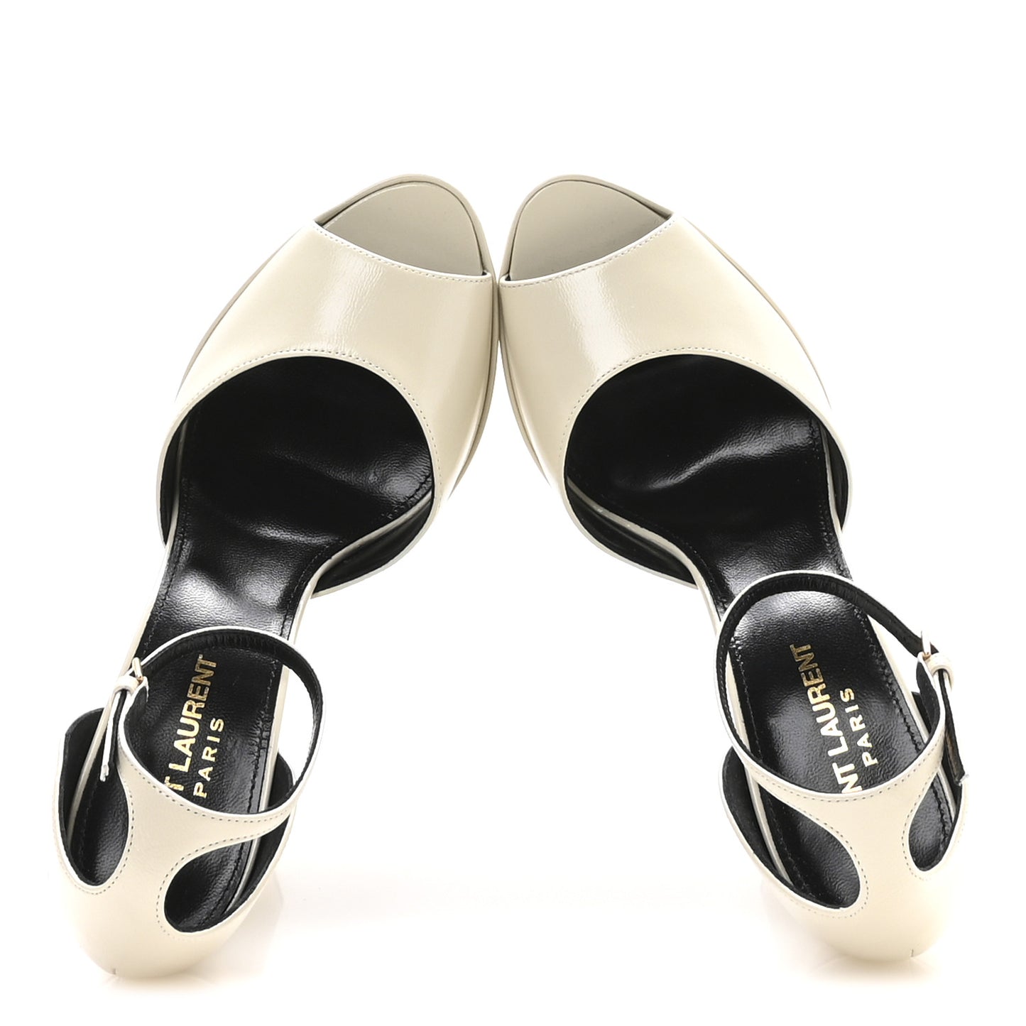 Lambskin Jodie Platform Sandals 38 Pearl