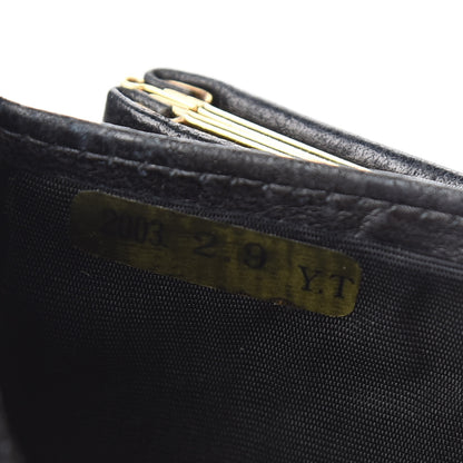 Chanel Caviar Timeless CC Compact French Wallet Black 9 of 9