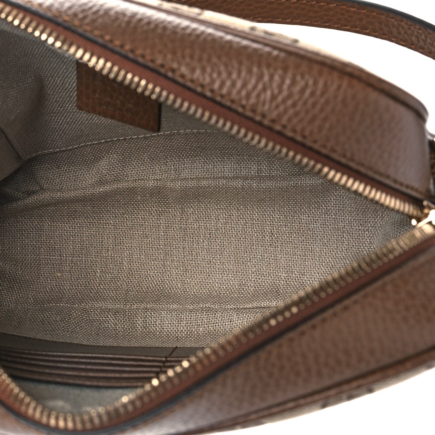 Gucci Monogram Mini Bree Messenger Bag Beige Tabacco 5 of 9