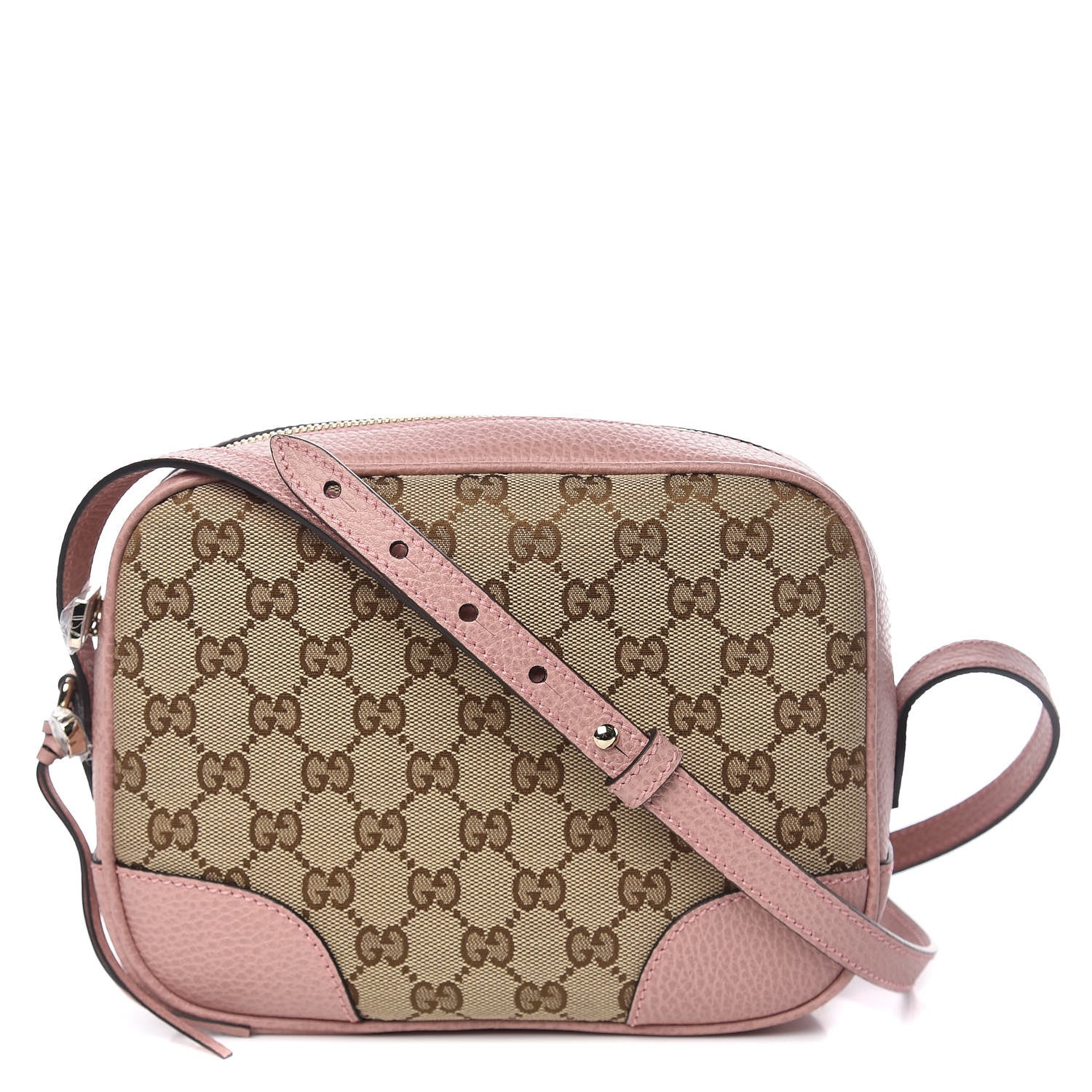 Gucci Monogram Mini Bree Messenger Bag Beige Soft Pink 1 of 11
