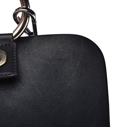 Chloe Suede Calfskin Medium Faye Backpack Black 12 of 14