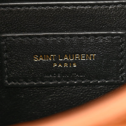 Saint Laurent Crinkled Calfskin Matelasse Monogram Baby Niki Chain Satchel Light Caramel 6 of 12