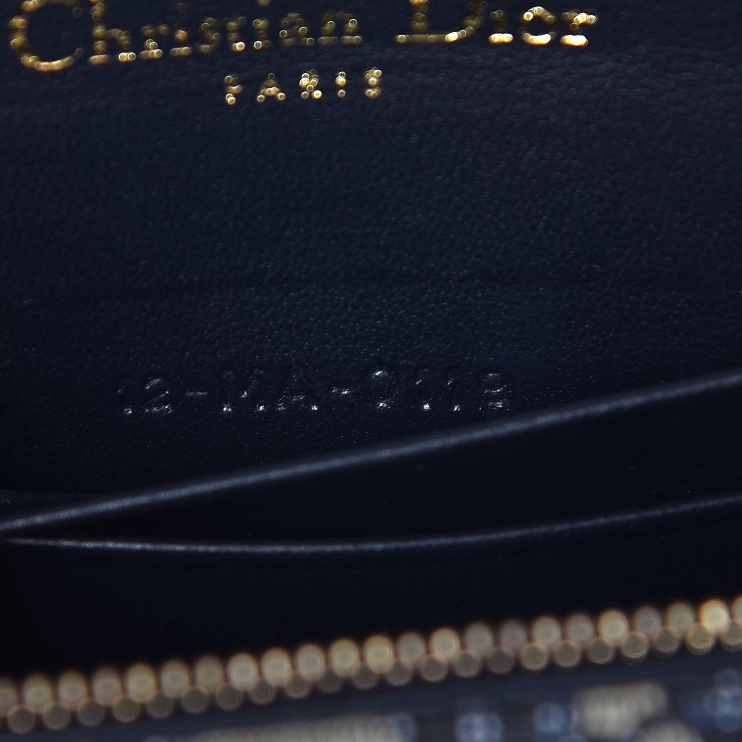 Christian Dior Oblique Saddle Belt Bag Blue 9 of 10