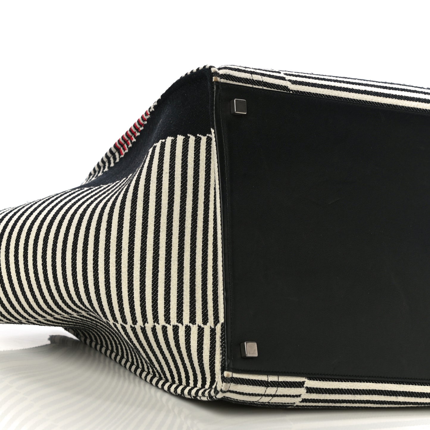 Cotton Canvas Stripped Medium Phantom Luggage Multicolor