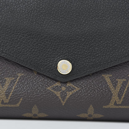 Louis Vuitton Monogram Pallas Compact Wallet Black 9 of 9