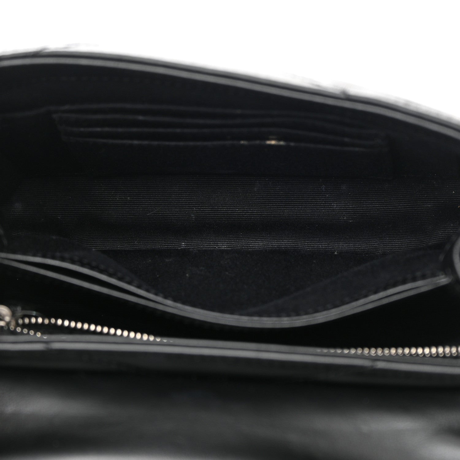 Saint Laurent Calfskin Y Quilted Monogram Toy Loulou Crossbody Bag Black 5 of 13