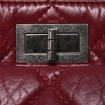 Chanel Aged Calfskin Quilted Reissue 2.55 Tote Red 13 of 13