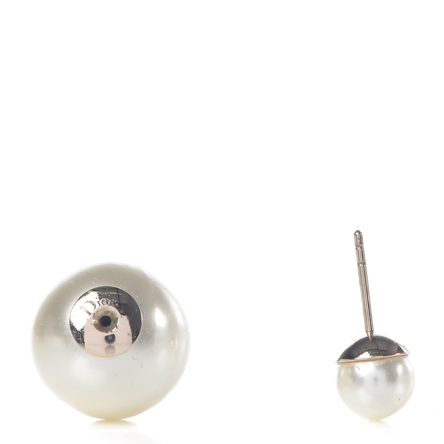 Christian Dior Pearl Mise En Dior Tribal Earrings 3 of 5