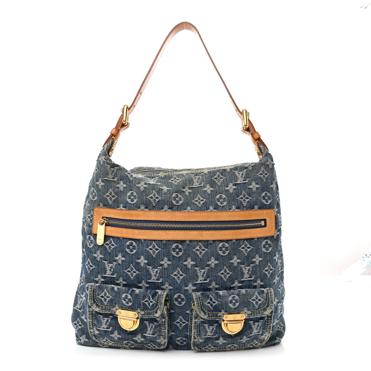 Louis Vuitton Denim Baggy GM Blue 1 of 9